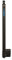 Trident Loquet de sécurité magnétique pour piscine pour enfant Noir 50,8 cm