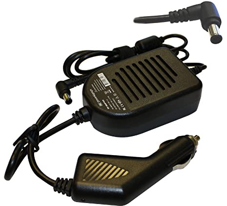 Power4Laptops Adaptateur CC Chargeur de Voiture Alimentation pour Ordinateur Portable Compatible avec Sony Vaio VGN-TZ350N