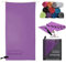 Style Slice Microfibre Cloth Towel Quick-Dry Lightweight Super Absorbent Travel Towel for Sports Beach Gym Camping Hiking Drying - Small Medium Large XL Sizes (Purple, Large 180cm x 90cm)