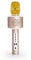 MusicMan 4611 Karaoke Microphone Pro BT X35 (Bluetooth, Compatible with Smartphone, iPhone TWS Function) Gold/Silver