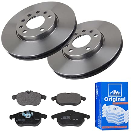 ATE 2 Bremsscheiben Ø285 Belüftet + Bremsbeläge für Opel Vectra 100 Z02