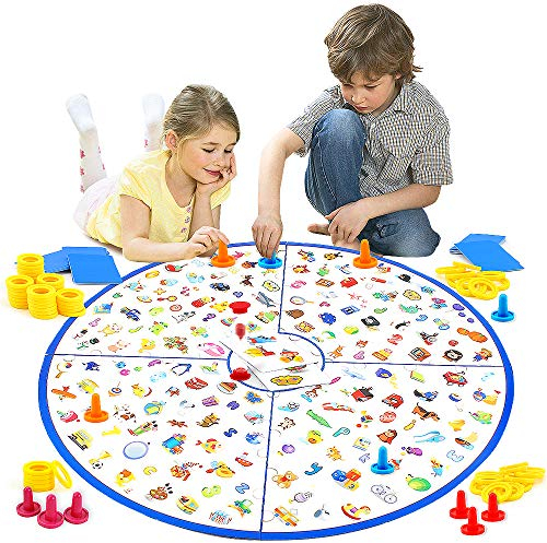 VATOS Brettspiel, Lernspiel Kleiner Detektiv für Kinder Spielzeug für Familien Party, Matching-Spiele Geschenk ab 3-9 Jahre alt Kleinkinder Jungen & Mädchen
