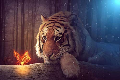 5000 Teile Puzzle Tiger 3 Familienspiel Teambuilding Geschenk für Liebhaber oder Freund