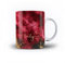 iCaseDesigner Personalised Agate Watercolour Marble Name with Heart 11oz Ceramic Mug - 5. Burgundy Watercolour