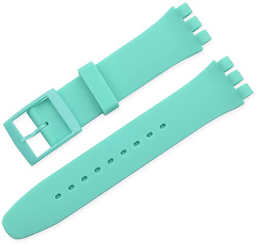 BBZ 16MM Bracelet en Silicone Compatible avec Swatch Watch Strap