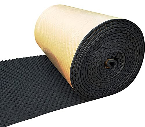 Reuvv Voiture insonorisant Tapis de Mousse Tapis d'isolation phonique Coton léger et imperméable pour toits de Coffre de Voiture Portes Passage de Roue