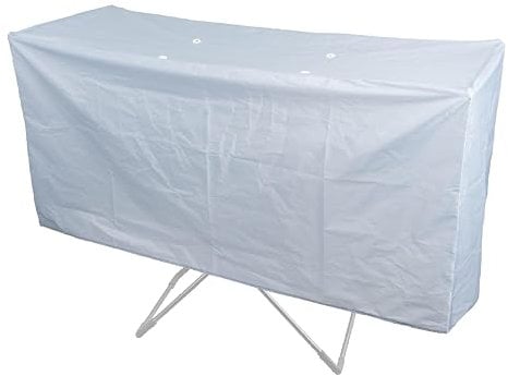 AMOS 230 Electric Heated Clothes Dryer Rack with Cover, Folding Energy-Efficient Indoor Laundry Airer for Fast Drying, Portable & Compact