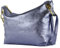 modamoda de - T243 - ital. Umhängetasche Klein Small aus Leder, Farbe:Pastellviolett Metallic