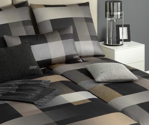 Joop! Bettwäsche Woven Ebony 1 Bettbezug 200 x 200 cm + 2 Kissenbezüge 80 x 80 cm
