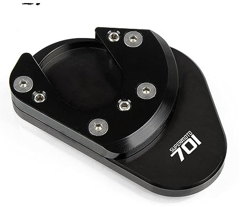 RIKOL Seite Stehen Pad Kickstand Verlängerung Motorrad Für Husqvarna 701 Enduro Supermoto FÜR 1190 Abenteuer 950 990 Super EnduroR SMT Standunterstützungsvergrößerer (Größe : 701 Supermoto-2)