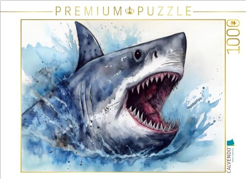 CALVENDO Puzzle Megalodon | Lege-Größe cm Foto-Puzzle für glückliche Stunden