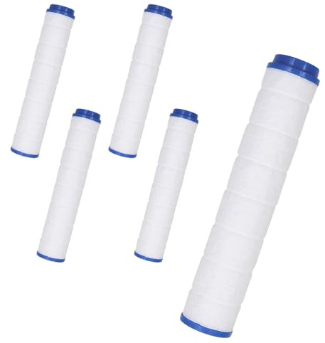 5Pcs ZONADA Shower Head Filter Shower Head Replacement Chlorine Removal Sediment Cartridge Filtered Shower Head Filter Shower Head Universal PP Cotton Filter