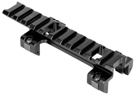 HOUSON 120mm Aluminium 20mm Picatinny-Schiene， Picatinny Schiene Adapter Montageschiene schiene Rail Mount Basis Airsoft für MP5 G3（G0031-2）