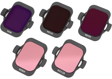 Drohnenobjektiv-ND-Filter, Mehrschichtige Beschichtungen ND8 ND16 ND32 ND64 ND128 Kamera-ND-Filterset für AVATA 2