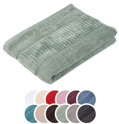 liebling Duschtuch Bio Baumwolle, Serie Organic, 500 gr. / m², 70 x 140 cm, 60 Grad, saugstark, schnelltrocknend, Farbe: Mint