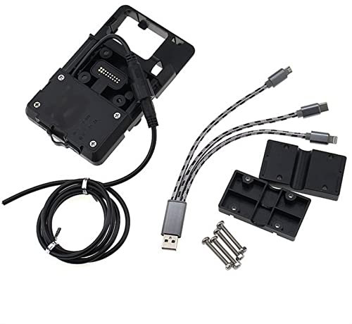 HACKBEPW Motorrad-Handy-Navigationshalterung Für B&MW Für R1200R Für F750GS Für F850GS Für F800GS Für F700GS Motorrad Lenker Handy Navigation Halterung Adapter (1)