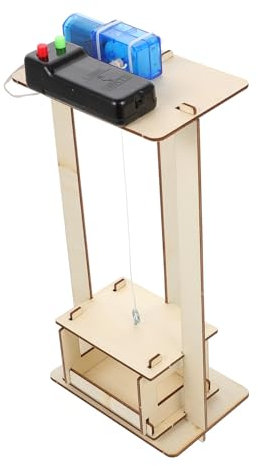 ifundom DIY Handgemachte Aufzug Modell Bauspielzeug Pädagogisches Wissenschaft Experiment Spielzeug Für Junge Mädchen