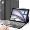 IVEOPPE Funda Teclado iPad Air 11 (M2 2024/M3 2025) con Touchpad, Cover Teclado Trackpad Retroiluminación Español Ñ Bluetooth Magnética Desmontable para iPad Air M2 2024/M3 2025 11 Pulgadas, Negro