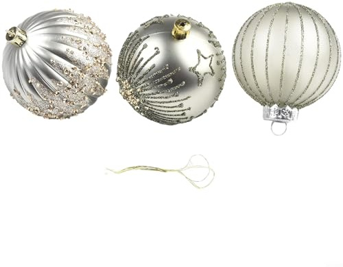 Hängende Kugel-Dekorationen, perfekt für Christbaumschmuck (mintgrün)