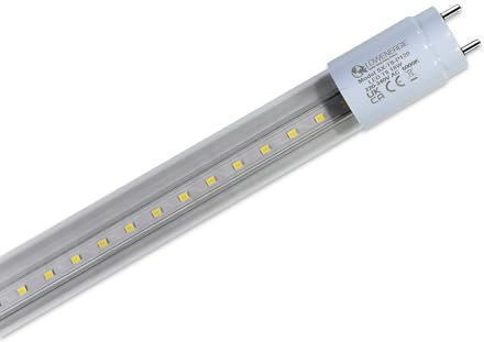 LOWENERGIE 4ft LED Tube Light T8 – High LUX Fluorescent Replacement, 6000K Daylight Clear, Energy Saving, 1 Pack