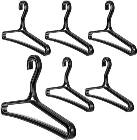 FoldTier 6 Packungen Neoprenanzug-Kleiderbügel für Scuba, breite Schulter | Robuster PP-Kunststoff, 41,5 x 22,6 cm, hält 9 kg, dreieckiger gerippter Rahmen, schnell trocknend, Tauchteams