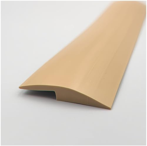 Übergangsprofil höhenausgleich 4-6 mm, Übergangsleiste selbstklebend, Bodenleiste Abdeckleiste für Laminatboden Dielen, Vinylboden Übergang, Gummi Übergang(Yellow,3.5cm/0.1Ft x 3.0m/9.8Ft)
