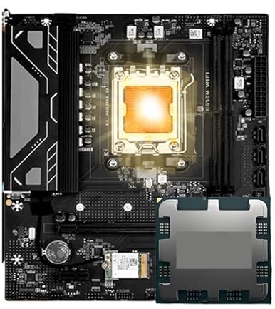 Motherboard Set B650M with CPU 5 7500F AM5 Support DDR5 M.2 Computer components B650 Motherboards