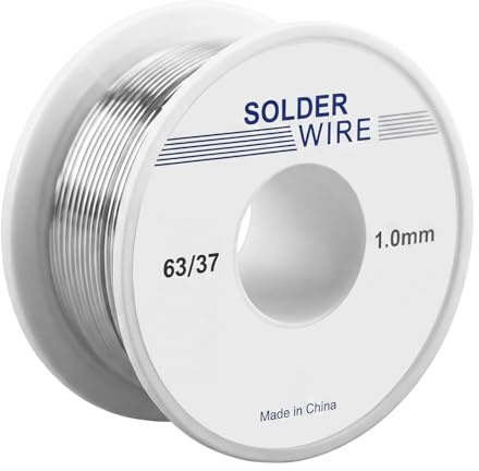 Alambre de soldadura, 1mm 100g Hilo Estaño para Soldar Núcleo de Colofonia | ,Estaño de Soldadura Electrónica para Reparación y Componentes Electrónicos