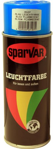 SparVar Lackspray leuchtspray, Neon, 400 ml, blau, 6031071, Siehe Titel, (1er Pack) 400 ml (1er Pack)