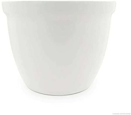 K&K Keramik Pflanzkübel Venus II, 36 x 26 cm, weiß-matt