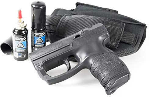 Security-Discount Germany P2P PGS im Set inkl. 2X Jet-Pfefferkartuschen sowie HQ-Gürtelholster mit Kartuschenhalter