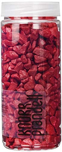 Knorr Prandell 218236205 Dekosteine 9-13 mm 500 ml, Farbe: Rot