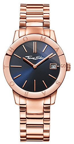Thomas Sabo Women's Watch Soul Rose Gold Blue Analogue Quartz