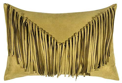 PAD - Kissen, Zierkissen, Kissenhülle - Bonanza - Farbe: Mustard, Braun - 30 x 45 cm - ohne Füllung