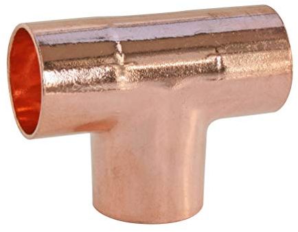 SOMATHERM FOR YOU, Raccord cuivre à souder Té égal Ø14 - Idéal pour plomberie, raccorde 3 tubes cuivre de même diamètre, conforme NF, pour réseaux d'eau sanitaire et chauffage