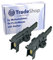 2 x Carbon Brushes Motor Coals 5 x 13.5 x 40 mm with 6.3 mm AMP Connection Flag and Holder for Welling Engines Washing Machines such as Indesit C00273898