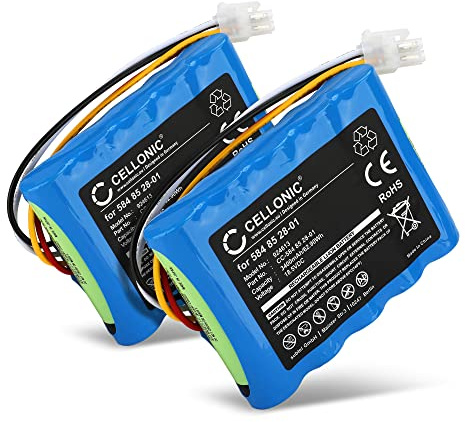 CELLONIC 2X Akku kompatibel mit Husqvarna Automower 430X, 315, 589586201