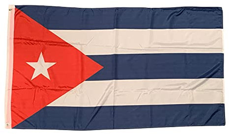 Gemelolandia | Bandera Cuba 90x150cm | Del Mundo, de Países, Nacionales y Autonómicas de España Para Decoración de Cualquier Espacio