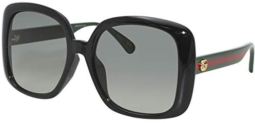Occhiali da sole per donna Gucci GG 0714 SA- 001 Nero/Grigio Verde