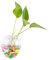Wandbehang Glas Pflanzgefäße Blumentopf,Kreative Haus Hängende Pflanzen Halter Wand Glas Vase,Pflanze Terrarien Pflanzenbehälter für Wohnzimmer Hochzeit Schlafzimmer Dekoration(# 6)