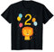 Kinder 2. Geburtstag Kindergeburtstag Zweiter Geburtstag Löwe T-Shirt