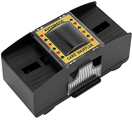 Wowlela Card Shuffler, Automatische Kartenmischmaschine für Poker, Rommé, UNO, Texas Holdem und Blackjack
