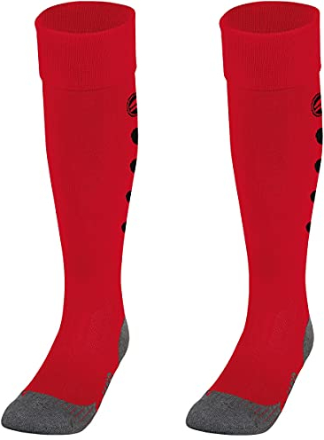 JAKO Unisex Stutzenstrumpf Roma Stutzenstr mpfe, Rot/Schwarz, 43-46 EU