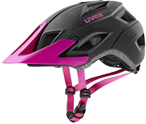 Uvex Access Fahrradhelm (Größe: 57-61cm, 05 Black mat Berry)
