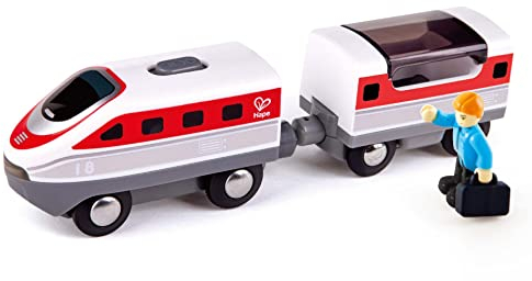 Hape Eisenbahnwelt Intercity Batteriebetriebenes Zug-Set, ab 3 Jahren, E3774