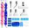 2 Stöcke Diamond Painting Zubehör Stift, 22 Stück Diamond Painting Set, 6 Styles Metal Drill Pen Ersatzköpfe für 5D Diamond Painting Stifte, Diamond Painting Stift für Diamond Painting Tools & Zubehör