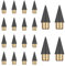 AUAUY 20 Stück Inkless Pencil Austauschbare Mine, Unendlich Bleistift Austauschbare Graphitspitze, Schwarz Graphitspitze, Everlasting Pencils Ersatzkopf zum Schreiben Zeichnen Büro Schulbedarf