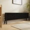 NRG Traditional 4 Column Horizontal Radiator 300x1460mm Black Central Heating Radiators