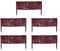 Floranica 5 Stück Beetbegrenzung aus Weide 60 cm x 60 cm Rasenkante aus Weidengeflecht Beeteinfassung Rasenkante Beetzaun Weidenzaun Palisade Abtrennung von Blumenbeetwegen Gartenbeeten