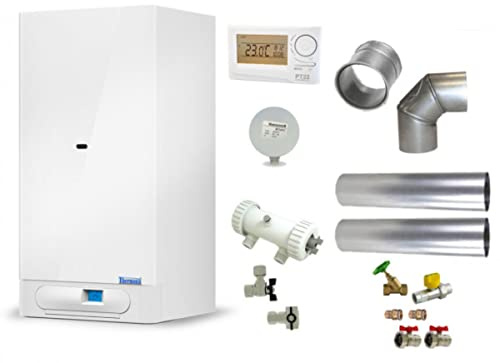 Thermona Gastherme - Komplettpaket | Heizwerttherme & Kombitherme | 20 kW | Therm 20 CXE.AA | PropanErdgas E/H | Heizung Heiztherme